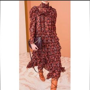 Ulla Johnson
Azra Printed Tiered Silk Dress